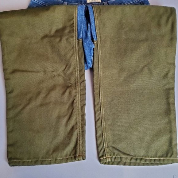 Vintage LL Bean Brush Guard Blue Denim Jeans Pant Hunting Outdoors 36X31 - Picture 7 of 8